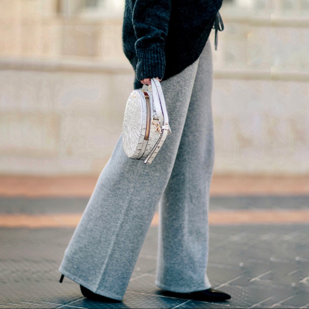 {Club Monaco} 100% Cashmere Wide Leg Lounge Pants - Picture 1 of 6